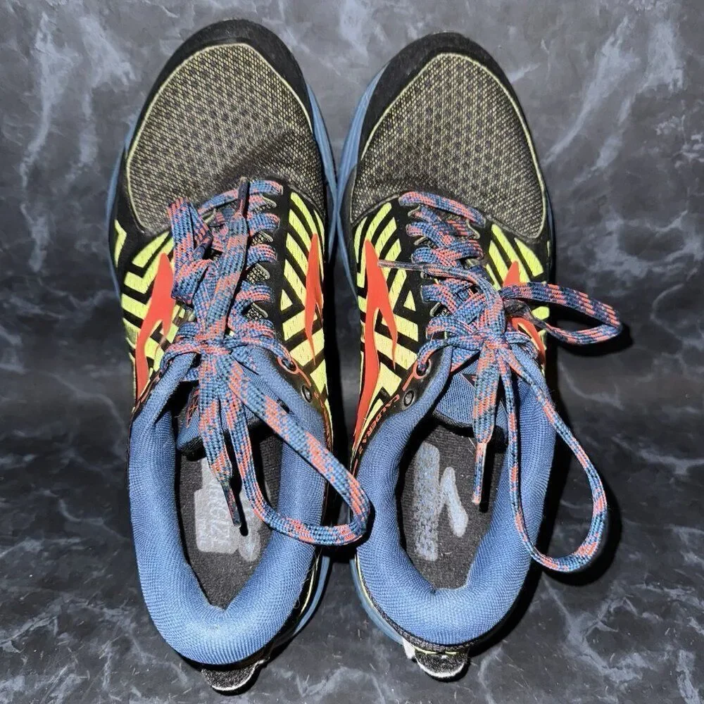Brooks Caldera 2 Mens Trail Running Athletic Shoes Blue Black Mens Size 9